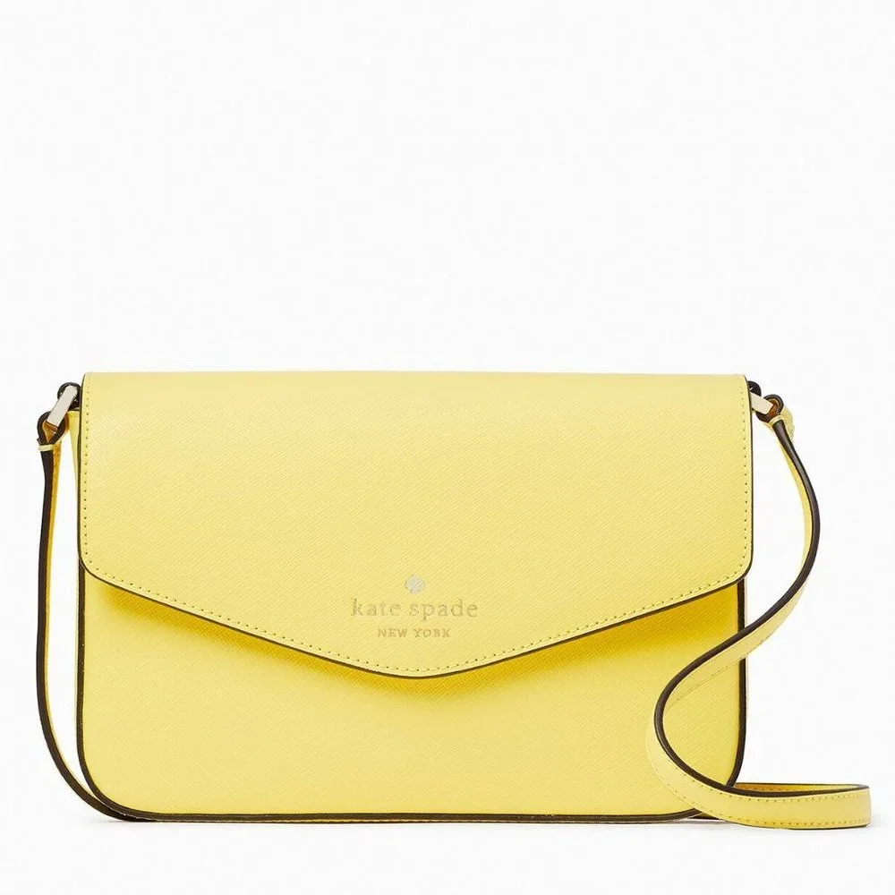 New Kate Spade Sadie Envelope Crossbody Yuzu Jam